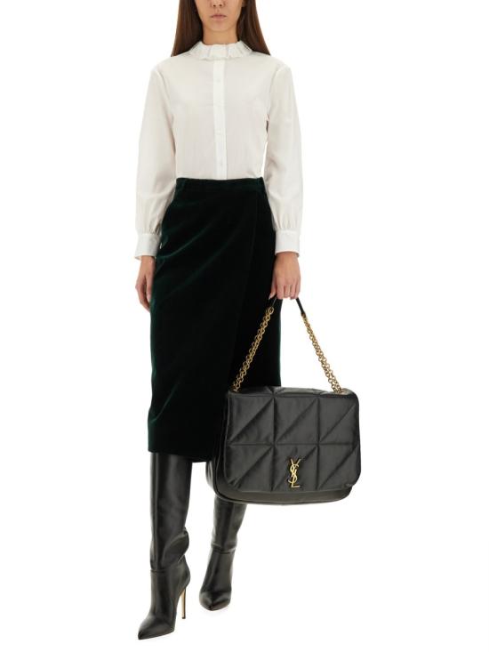 26FW 생로랑 블라우스 842627 Y7K369601 WHITE - SAINT LAURENT