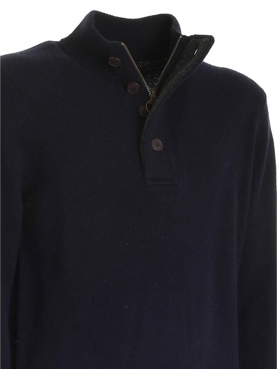 26FW 바버 터틀넥 MKN0585NY91 BLUE - BARBOUR