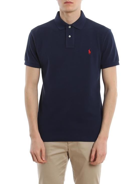 26SS 폴로 랄프로렌 폴로 티셔츠 710795080007 Dark Blue - POLO RALPH LAUREN