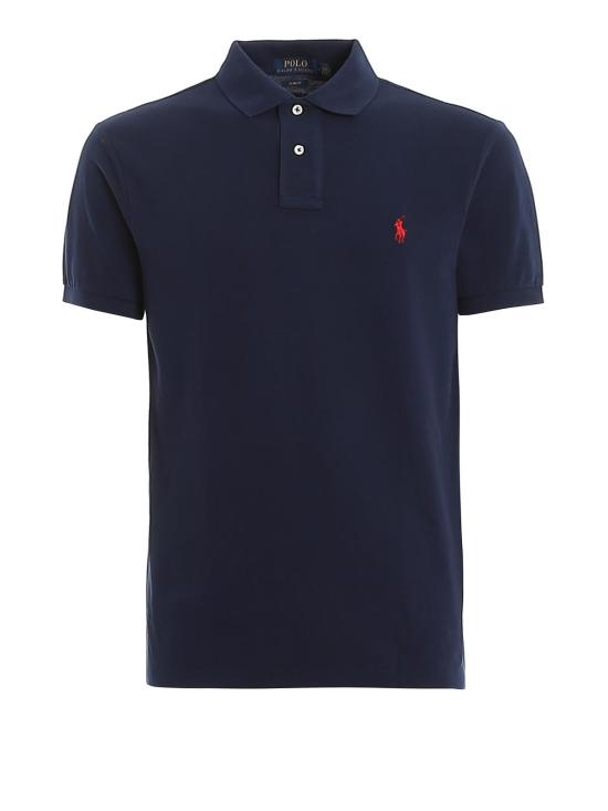 26SS 폴로 랄프로렌 폴로 티셔츠 710795080007 Dark Blue