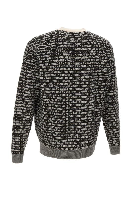 25FW 엠포리오 아르마니 스웨터 EM002630 AF14199FC104 Black - EMPORIO ARMANI