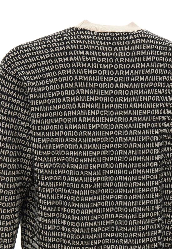 25FW 엠포리오 아르마니 스웨터 EM002630 AF14199FC104 Black - EMPORIO ARMANI