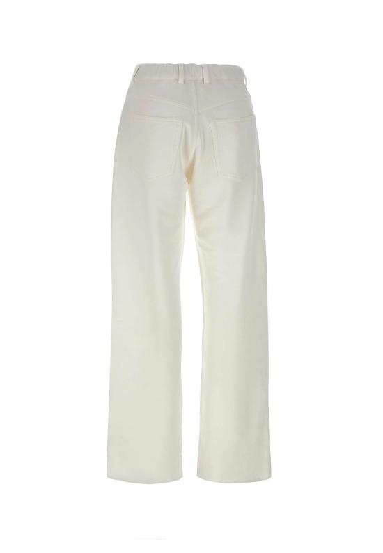 25FW MM6 메종마르지엘라 스트레이트 팬츠 S52KA0548 M25014101 White - MM6 MAISON MARGIELA