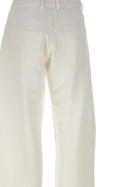 25FW MM6 메종마르지엘라 스트레이트 팬츠 S52KA0548 M25014101 White - MM6 MAISON MARGIELA