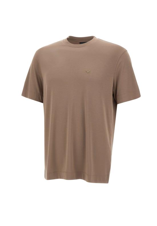 25FW 엠포리오 아르마니 반팔 티셔츠 EM002996 AF13721U6189 Brown