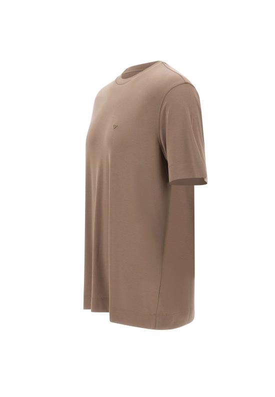 25FW 엠포리오 아르마니 반팔 티셔츠 EM002996 AF13721U6189 Brown - EMPORIO ARMANI