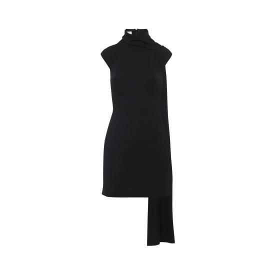25FW 장 폴 고티에 미디 원피스 2504WDR078W02100 BLACK