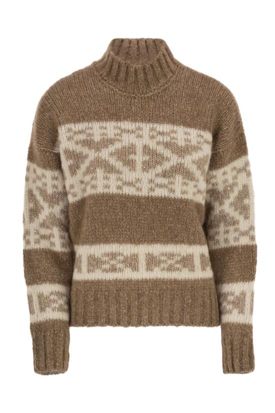 25FW 페세리코 터틀넥 S99409F039249B 46B BROWN BEIGE