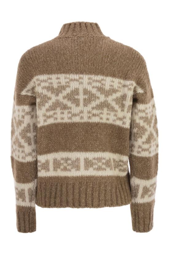 25FW 페세리코 터틀넥 S99409F039249B 46B BROWN BEIGE - PESERICO