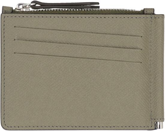 25FW 마르지엘라 보빈 레더 머니 클립 지갑 SA1UI0018P4745T7429 green - MAISON MARGIELA