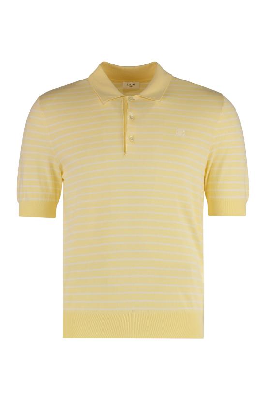 25FW 셀린느 반팔 티셔츠 RX0B0367YGBY1 Yellow