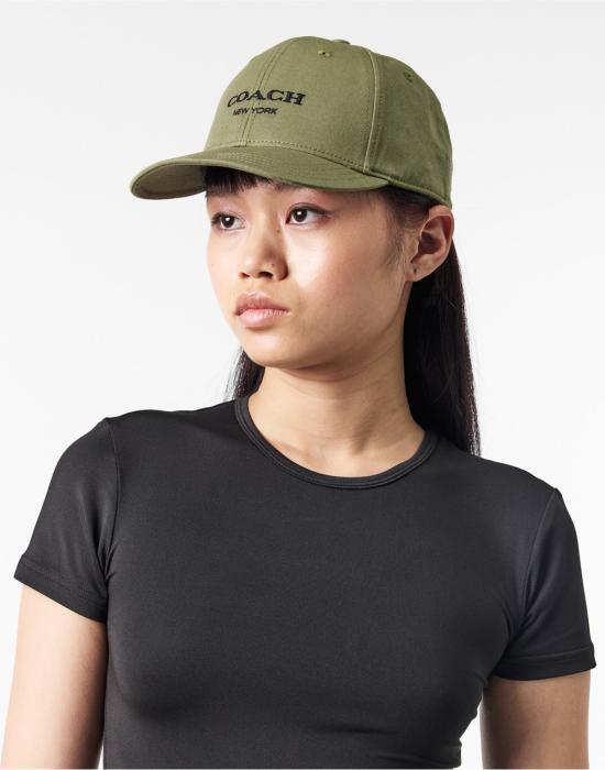 25FW 코치 볼캡 CH409MGR GREEN - COACH