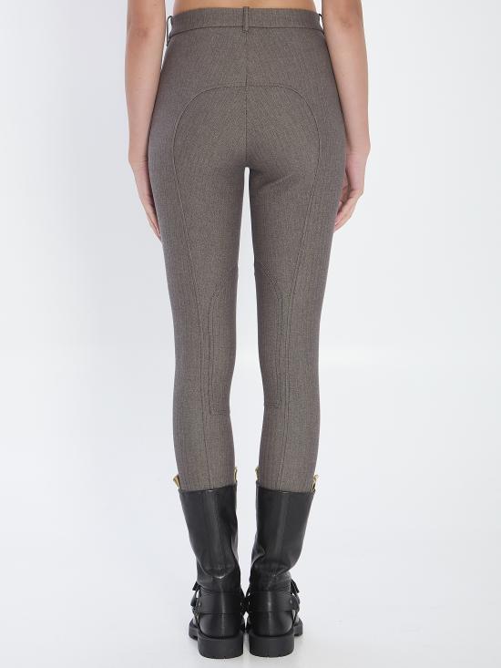 25FW 버버리 헤링본 스트레치 코튼 조드퍼 팬츠 8116806 WLNUT BROWN - BURBERRY