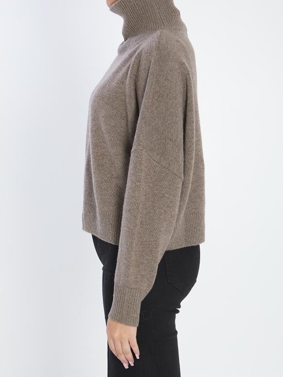 25FW 루루 드 세종 터틀넥 LUKE TAUPE BROWN - LOULOU DE SAISON