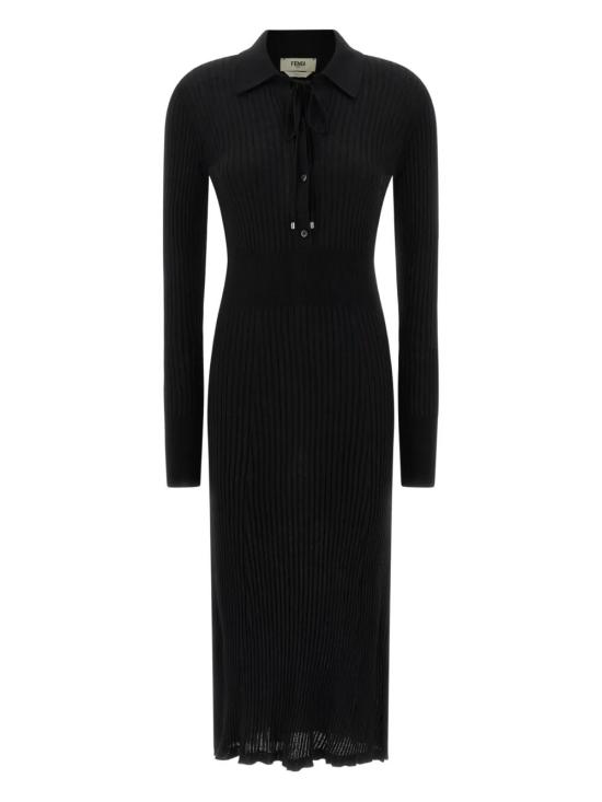 25FW 펜디 미디 원피스 FZDD85AUZT F0GME BLACK