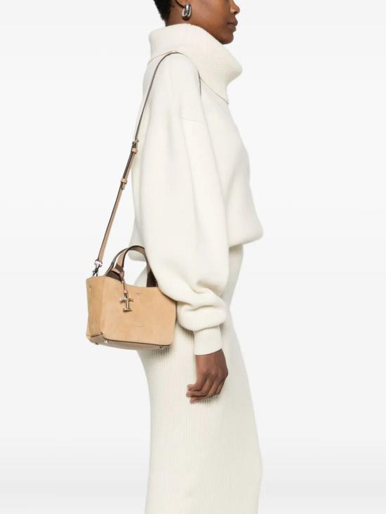 25FW 토즈 마이크로 토트백 XBWAPAFL000P3A 4L20 NUDE NEUTRALS - TODS