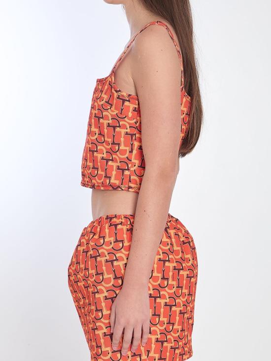 25SS 구찌 반팔 티셔츠 828252ZAS9N7033 Orange - GUCCI