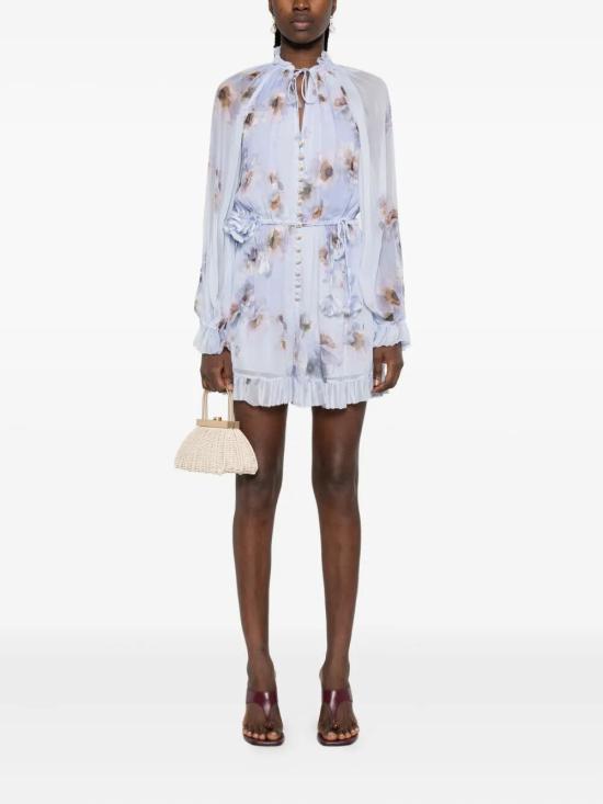 25FW 짐머만 미디 원피스 3688YF251LILPP Multicolor - ZIMMERMANN