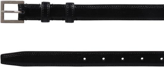 25SS 셀린느 가죽 벨트 45BMO3A0938SI black - CELINE