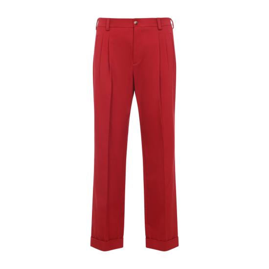 25FW 발렌티노 가라바니 스트레이트 팬츠 7V3RBN30AWU 1R0 RED