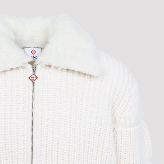 25FW 카사블랑카 자켓 MAW25KW104801 WHITE - CASABLANCA