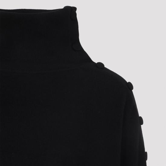 25FW 드리스 반 노튼 터틀넥 2520112162704 900 BLACK - DRIES VAN NOTEN