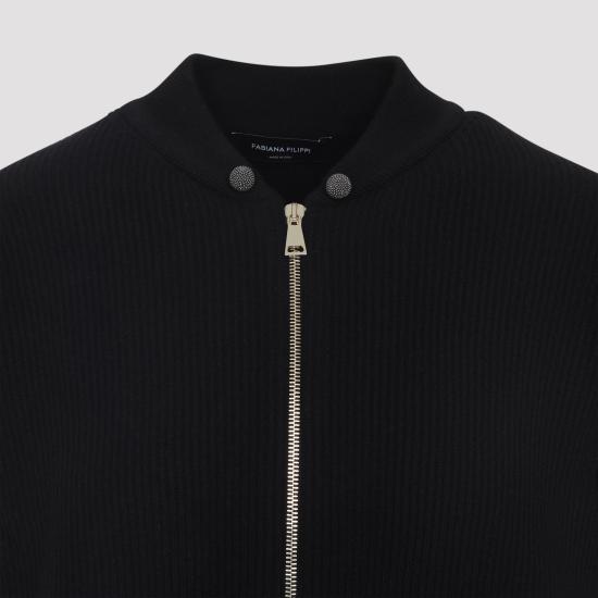 25FW 파비아나 필리피 봄버 자켓 MAD225F045 825 BLACK - FABIANA FILIPPI