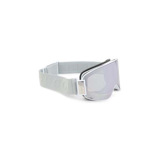 26FW 구찌 마스크 쉐입 선글라스 840034J1698 9081 WHITE