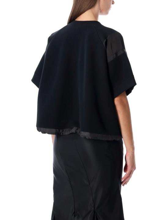 25FW 사카이 반팔 티셔츠 2508174 002 BLACK - SACAI