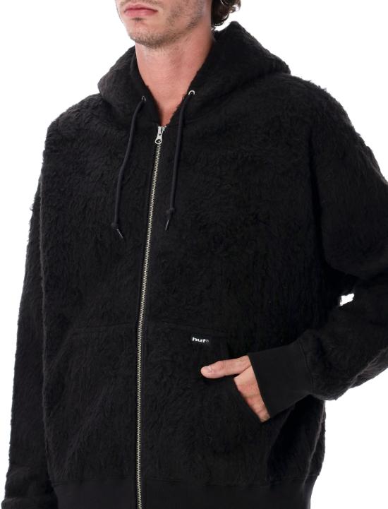 25FW 허프 후드 티셔츠 FL00243 BLACK - HUF