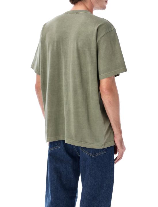 25FW 오베이 반팔 티셔츠 131080353 DLN PIGMENT DEEP LICHEN GREEN - OBEY