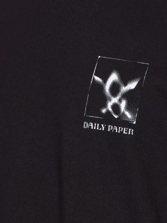 25FW 데일리 페이퍼 반팔 티셔츠 2521099 BLACK - DAILY PAPER