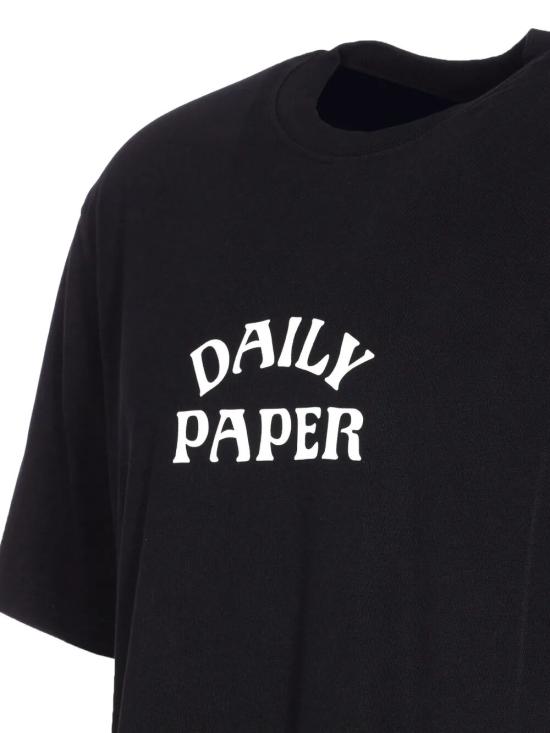 25FW 데일리 페이퍼 반팔 티셔츠 2521125 BLACK - DAILY PAPER