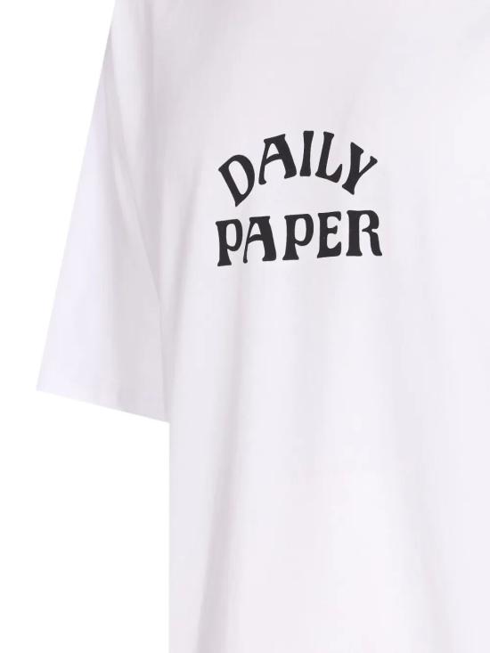 25FW 데일리 페이퍼 반팔 티셔츠 2521124 WHITE - DAILY PAPER