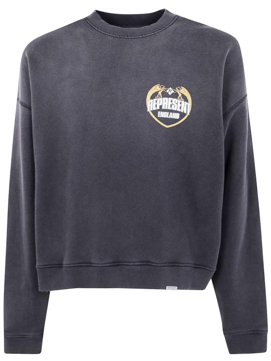 25FW 리프레젠트 스웨터 MLM10036704 BLACK