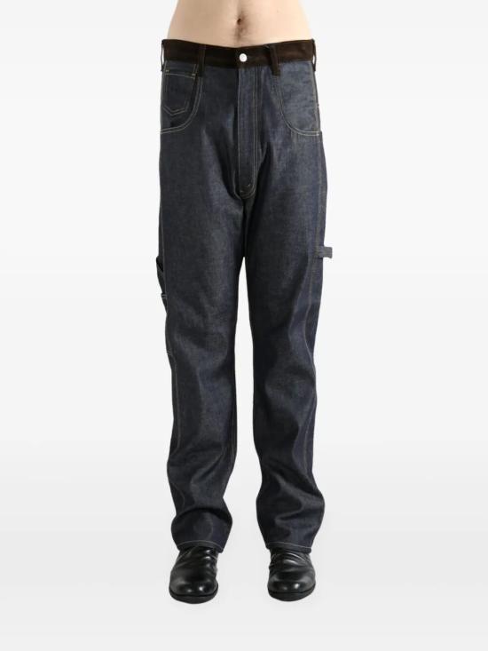 25FW 와타나베 준야 스트레이트 팬츠 WPP203 INDIGO BLUE - JUNYA WATANABE