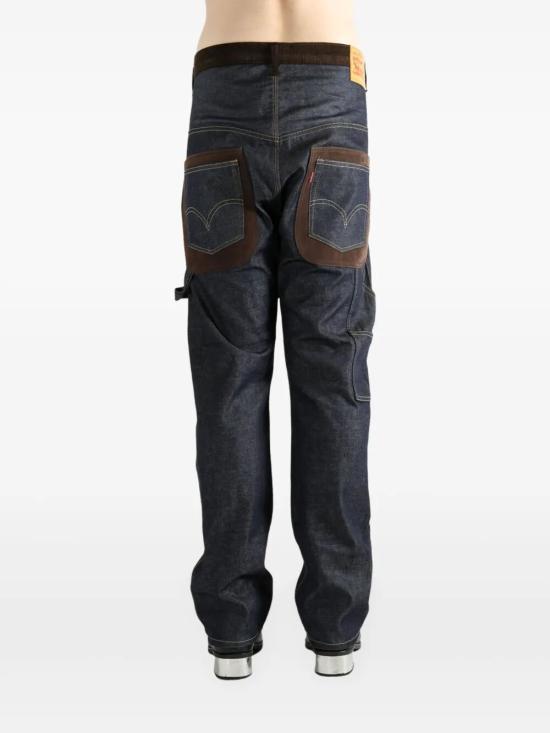 25FW 와타나베 준야 스트레이트 팬츠 WPP203 INDIGO BLUE - JUNYA WATANABE