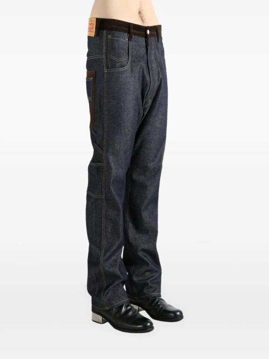 25FW 와타나베 준야 스트레이트 팬츠 WPP203 INDIGO BLUE - JUNYA WATANABE