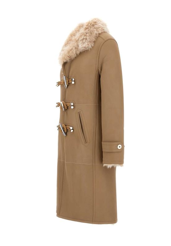 25FW 파코라반 가죽 자켓 25AFOW034LB0075 M920 Beige - PACO RABANNE