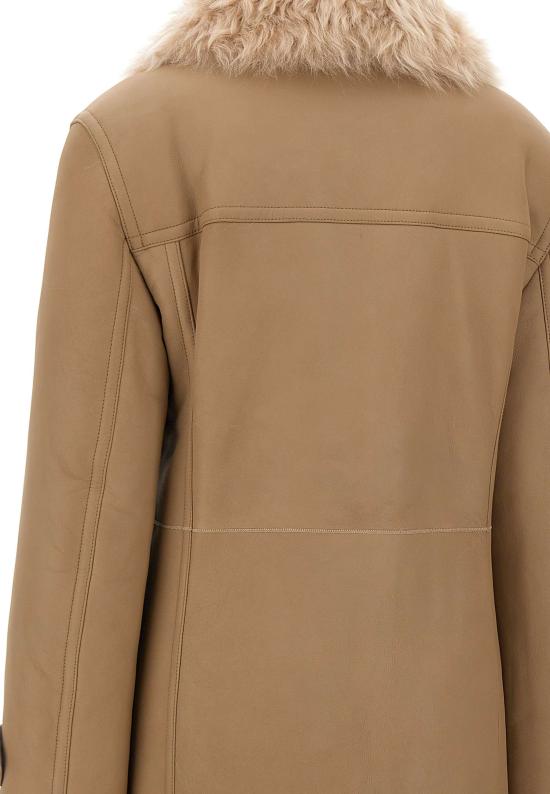 25FW 파코라반 가죽 자켓 25AFOW034LB0075 M920 Beige - PACO RABANNE