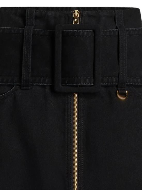 25FW 파투 미디 스커트 SK0940081 965G BLACK - PATOU