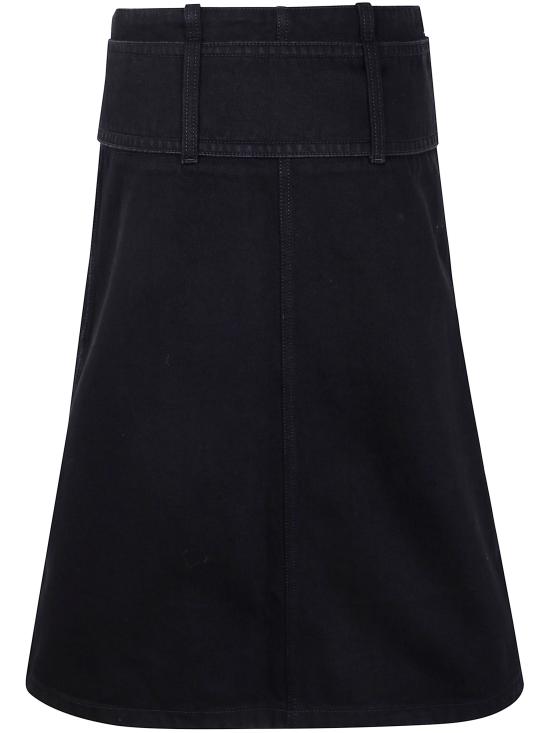 25FW 파투 미디 스커트 SK0940081 965G BLACK - PATOU