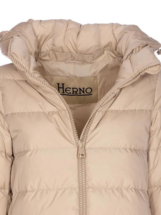 25FW 에르노 나일론 샤모니 A-셰이프 PI0660D12004Z 1985 NUDE NEUTRALS - HERNO