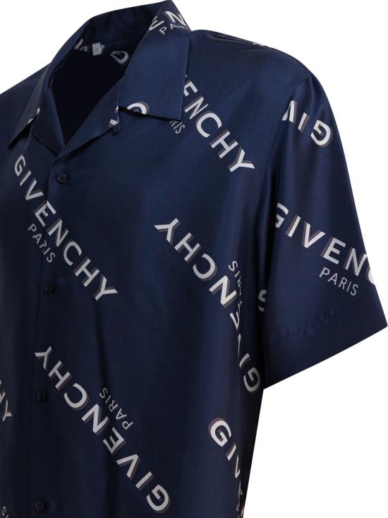 25FW 지방시 긴팔 셔츠 BM616J1673410 BLUE - GIVENCHY