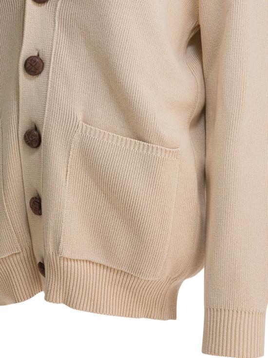 25FW 골든구스 Golden 레터링 가디건 GWP00950P00197255550 BEIGE - GOLDEN GOOSE