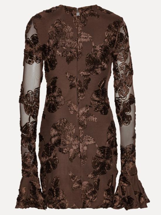 25FW 로테이트 바이 크리스텐슨 미디 원피스 1146312910 BROWN - ROTATE BY BIRGERCHRISTENSEN