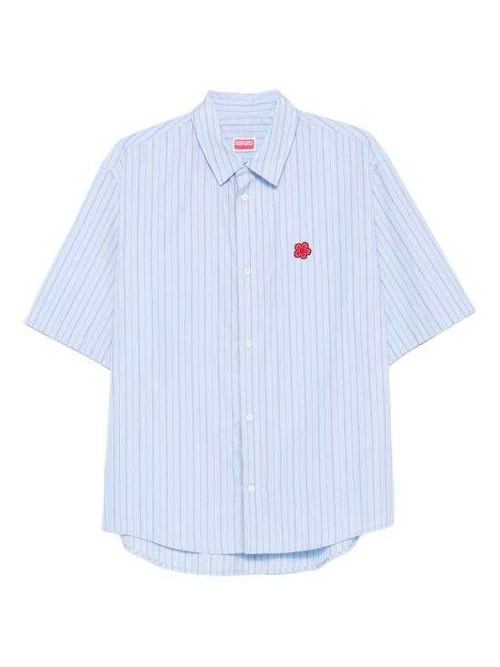 25FW 겐조 긴팔 셔츠 FF65CH1279LD64 CLEAR BLUE