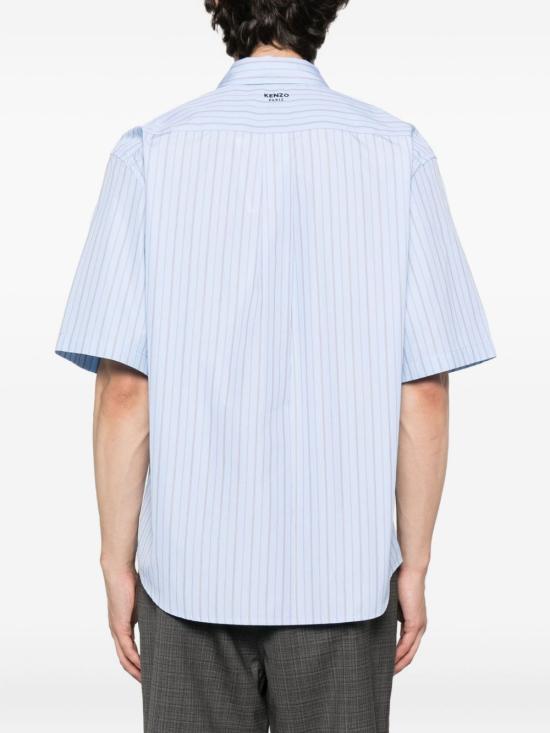 25FW 겐조 긴팔 셔츠 FF65CH1279LD64 CLEAR BLUE - KENZO