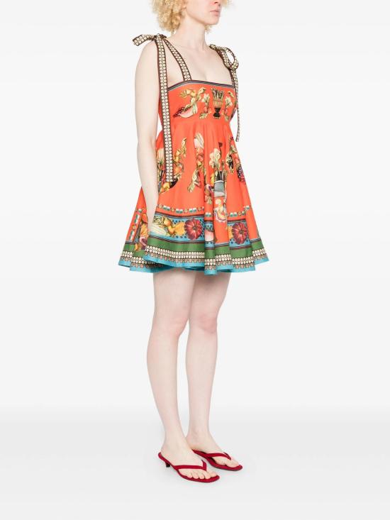 25FW 알레메 미디 원피스 5698DMULTIMULTI ORANGE - ALEMAIS