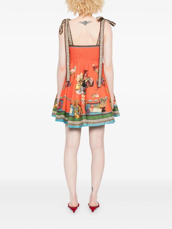 25FW 알레메 미디 원피스 5698DMULTIMULTI ORANGE - ALEMAIS